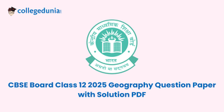 CBSE Class 12 2025 Geography 64-1-1 Question paper Set -1: Download Answer Key and Solution PDF
