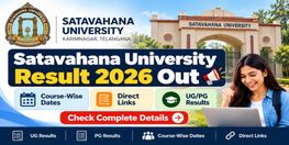 Satavahana University Result 2026