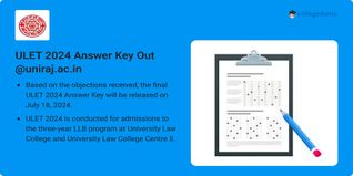 ULET 2024 Answer Key Out @uniraj.ac.in; Direct Link Here