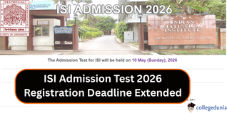 ISI Admission Test 2026 Registration Deadline Extended; Apply by March 26 @isical.ac.in