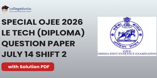 Special OJEE 2026 LE Tech (Diploma) July 14 Shift 2 Question Paper: Download Answer Key with Solutions