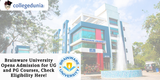 Brainware University Opens Admission for UG and PG Courses, Check Eligibility Here!