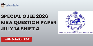 Special OJEE 2026 MBA July 14 Shift 4 Question Paper: Download Answer Key with Solutions