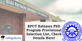 BPUT PhD Provisional Merit List Out