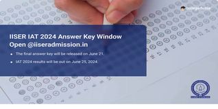 IISER IAT 2024 Answer Key Objection Window Open @iiseradmission.in, Get Direct Link Here