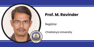 Chaitanya University, Registrar: Prof. M. Ravinder Interview