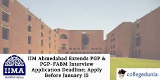 IIM Ahmedabad Extends PGP & PGP-FABM Interview Application Deadline; Apply Before January 15