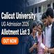 Calicut University UG Admission 2026 Allotment List 3 Out at admission.uoc.ac.in; Check Last Date to Pay Fee