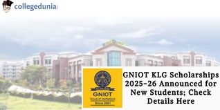 GNIOT KLG Scholarships 2025-26 Announced for New Students; Check Details Here