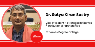 EThames Degree College, Vice President - Strategic Initiatives / Institutional Partnerships: Dr. Satya Kiran Sastry Interview