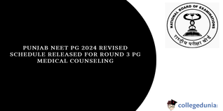 Punjab NEET PG 2024: Revised Schedule Released for Round 3 PG Medical Counseling, Download PDF