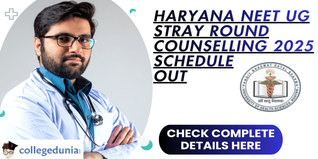 Haryana NEET UG Stray Round Counselling 2025 Schedule Out; Check Important Dates Here
