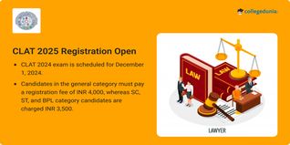 CLAT 2025 Registration Open @consortiumofnlus.ac.in, Apply till October 15