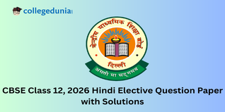CBSE 2026 Class 12 Hindi Elective Question Paper with Solutions