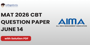 MAT 2026 CBT Question Paper June 14: Download Answer Key with Solutions PDF