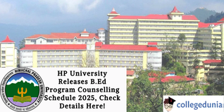 HP University Releases B.Ed Program Counselling Schedule 2025, Check Details Here!