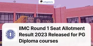 IIMC Round 3 Seat Allotment Result 2023 Released for PG Diploma courses; Check Direct Link Here