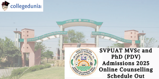 SVPUAT MVSc and PhD (PDV) Admissions 2025 Online Counselling Schedule Out; Check Details Here