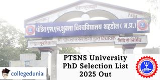 PTSNS University PhD Selection List Out; Admission Deadline Extended to March 25