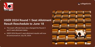 IISER 2024 Round 1 Seat Allotment Result Reschedule to June 18; Check Updates Here