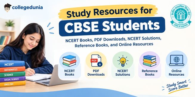 Study Resources for CBSE Students: NCERT Books, PDF Downloads, NCERT Solutions, Reference Books, and Online Resources