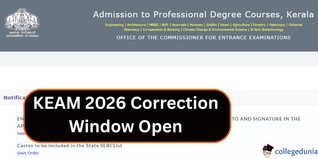 KEAM 2026 Correction Window Open @cee.kerala.gov.in; Edit Application Form till March 21