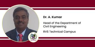 RVS Technical Campus, Head of the Department of Civil Engineering: Dr.A. Kumar Interview