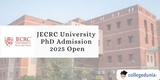 JECRC University PhD Admission 2025 Open; Apply by January 16