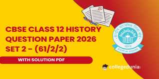 CBSE Class 12 History Set 2 - (61/2/2) Question Paper 2026 with Solution PDF