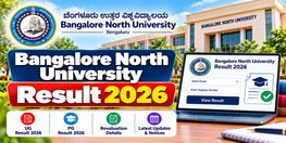 Bangalore North University Result 2026