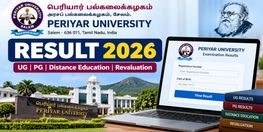 Periyar University Result 2026