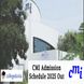 CMI Admission Schedule 2025 Out; Application Starts on March 3