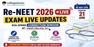 Re-NEET 2026 Exam LIVE: NTA Opens Correction Window at neet.nta.nic.in; Fee Refund, City Choice for June 21 Exam