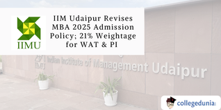 IIM Udaipur Revises MBA Admission Policy 2025-27; WAT Now Mandatory with 6% Weightage