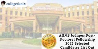 AIIMS Jodhpur Post-Doctoral Fellowship 2025  Selected Candidates List Out; Check Now