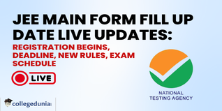 JEE Mains Form Fill Up Date 2026 Live Updates: Last Date November 27, Registration Ends Today, Check Exam dates.