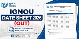IGNOU Date Sheet 2026