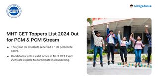 MHT CET Toppers List 2024 Out; Check PCB, PCM Rank Wise Toppers Here