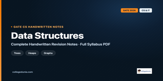 GATE CS Data Structures Handwritten Notes