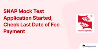 SNAP Mock Test Application Started, Check Last Date of Fee Payment