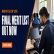MAH MPEd CAP 2026 Round 1 Final Merit List Released; Check Steps to View Rank