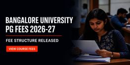 Bangalore University Releases PG Fee Structure 2026 27