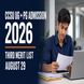 CCSU UG and PG Admission 2026 Third Merit List on August 29; Check Fee Payment Window
