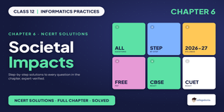 NCERT Solutions Class 12 Informatics Practices Chapter 6 2026-27
