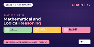 Mathematical and Logical Reasoning Class 11 Applied Mathematics Notes 2026-27