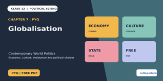 Class 12 Political Science Globalisation PYQ PDF