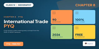 Class 12 Geography International Trade PYQ PDF 2026-27
