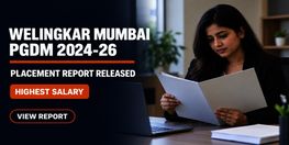Welingkar Mumbai PGDM Placement Report 2024 to 2026 Released