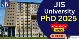 JIS University PhD Admissions 2025 Open for Spring Semester