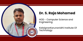 Kalaignar Karunanidhi Institute Of Technology, HOD - Computer Science and Engineering: Dr. S. Raja Mohamed Interview